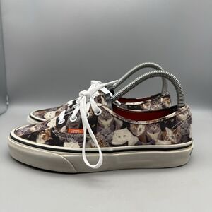 Vans X ASPCA Cat Sneakers Women’s 7.5 Men’s 6 Lace Up Kitty Rare Special Edition